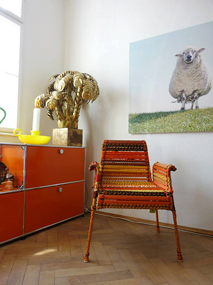 Stork Chair at Clinets Home by Sahil & Sarthak